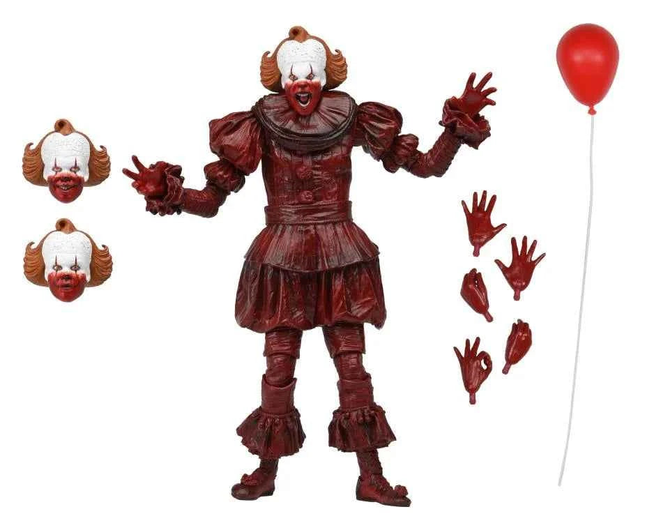 NECA IT: Welcome To Derry 7" Scale Figures - Ultimate Blood Pennywise PREORDER
