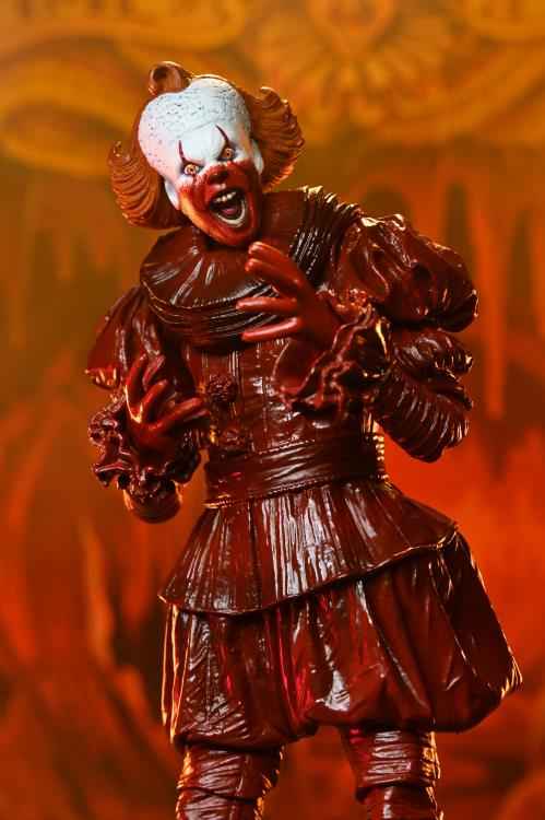 NECA IT: Welcome To Derry 7" Scale Figures - Ultimate Blood Pennywise PREORDER