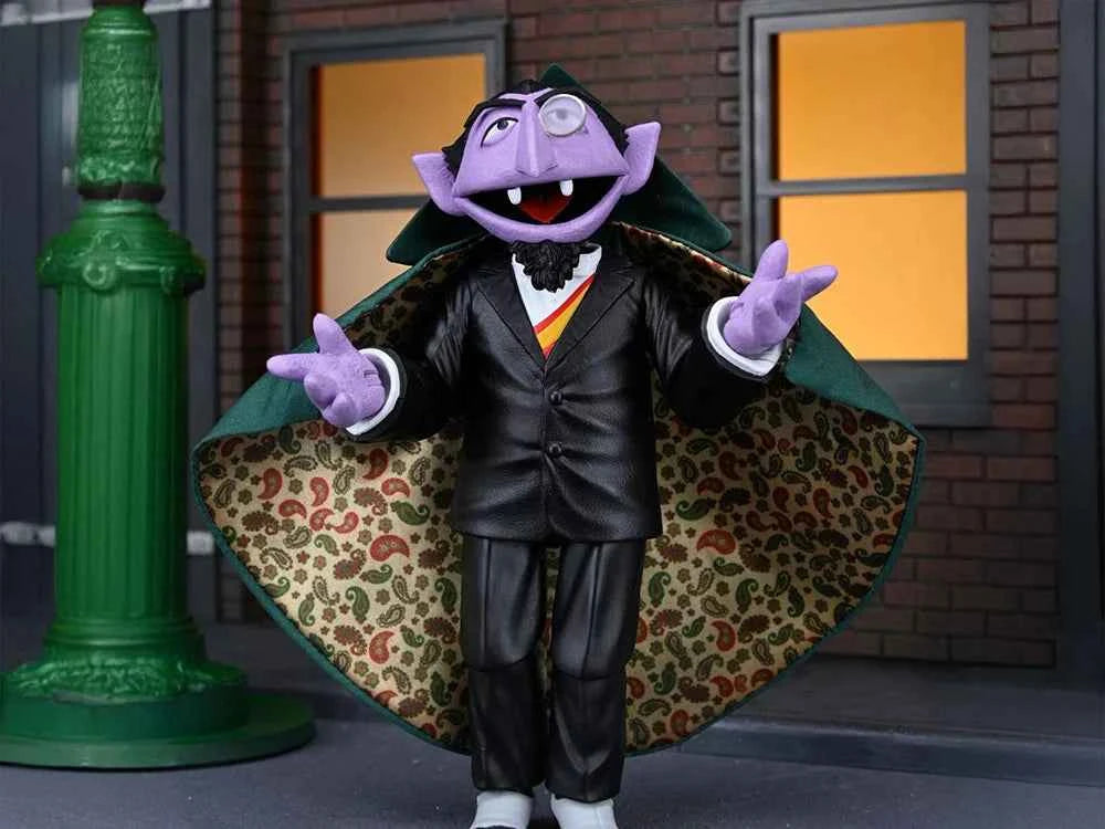 NECA Sesame Street Ultimate Count von Count Action Figure
