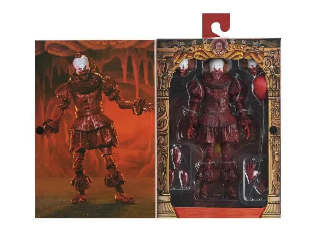 NECA IT: Welcome To Derry 7" Scale Figures - Ultimate Blood Pennywise PREORDER