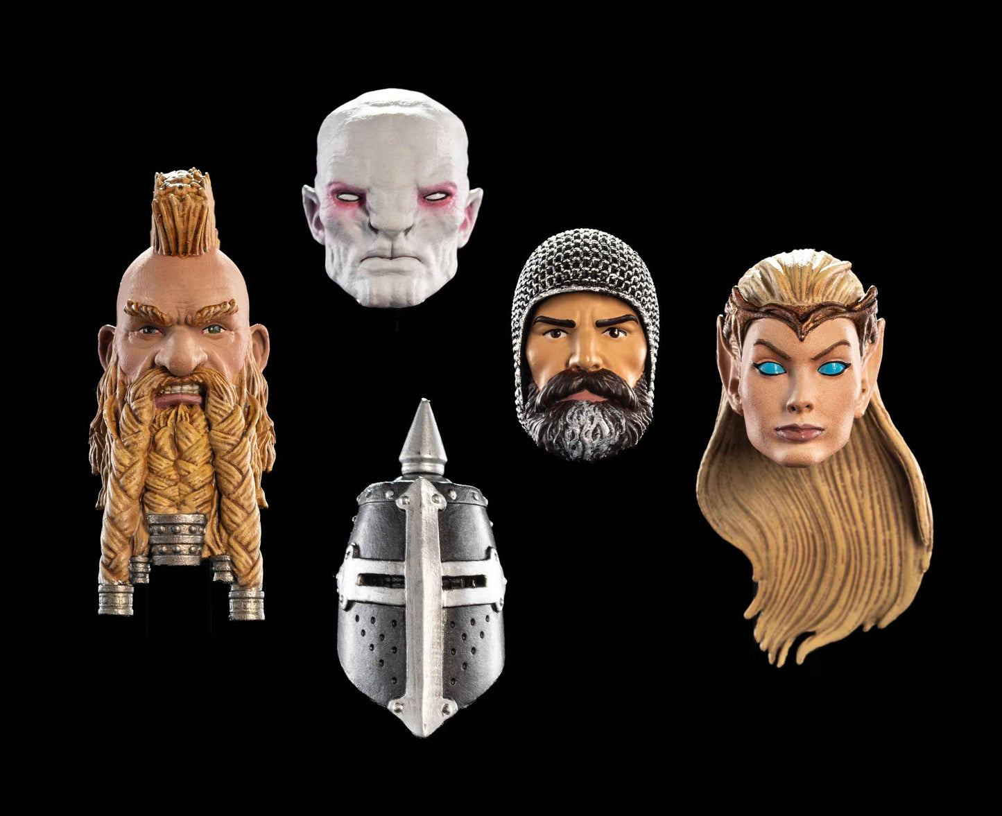 Mythic Legions: The Roleplaying Game Set of 5 Heads Pack