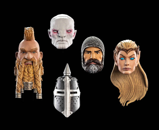 Mythic Legions: The Roleplaying Game Set of 5 Heads Pack