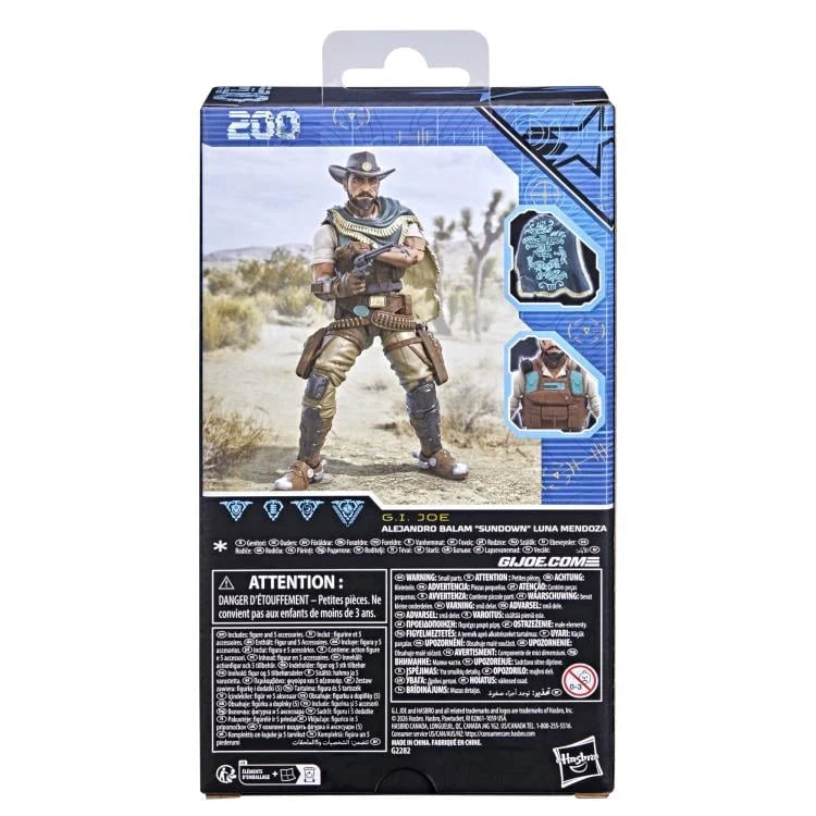 G.I. Joe Classified Series #200 Alejandro Balam "Sundown" Luna Mendoza Action Figure