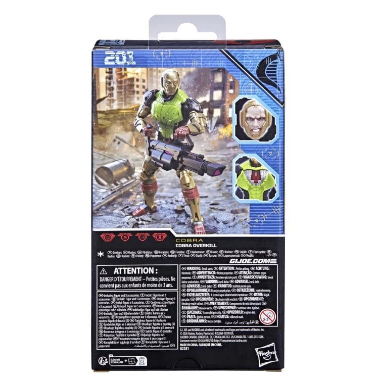G. I. Joe Classified Series #201 Cobra Overkill Action Figure