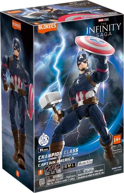 BLOKEES Marvel Infinity Saga Champion Class CC03 Captain America Model Kit PREORDER
