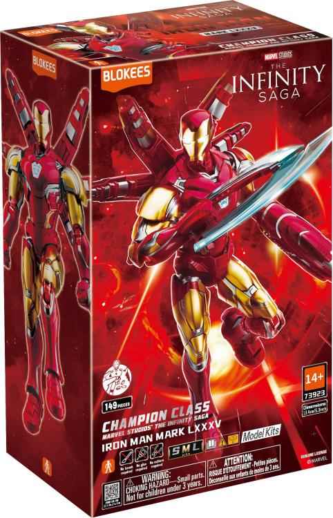 BLOKEES Marvel Infinity Saga Champion Class CC01 Iron Man MK85 Model Kit PREORDER