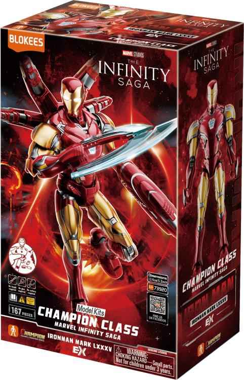 BLOKEES Marvel Infinity Saga Champion Class CC01EX Iron Man MK85 EX Model Kit PREORDER