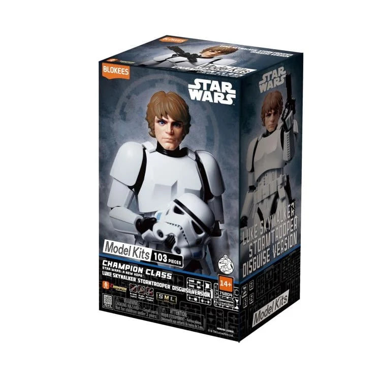 Blokees Star Wars: A New Hope Champion Class 04 Luke Skywalker (Stormtrooper Disguise) Model Kit