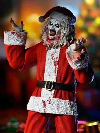NECA Terrifier 7" Scale Action Figures - Terrifier 3 - Ultimate Santa Suit Art The Clown (Bloody Version) PREORDER
