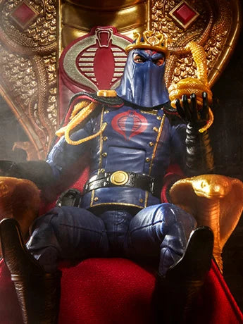 G.I. Joe Classified Series #221 Cobra Commander Action Figure with Throne Set PREORDER