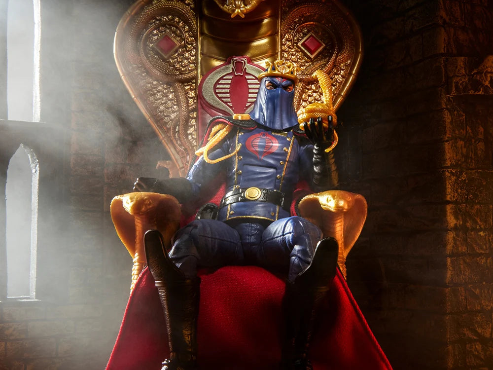 G.I. Joe Classified Series #221 Cobra Commander Action Figure with Throne Set PREORDER