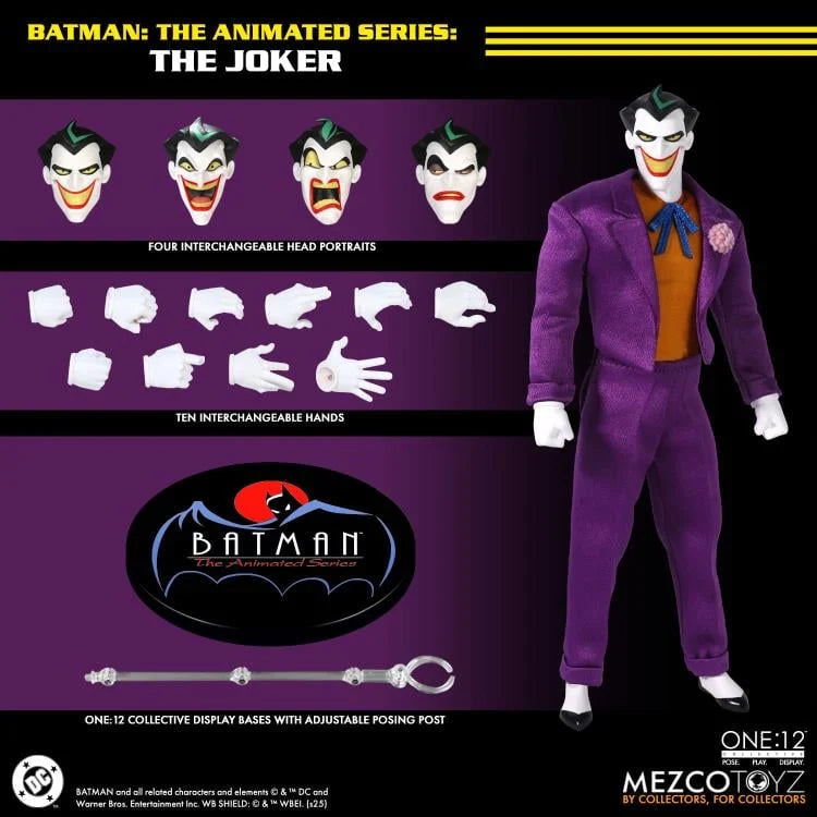 Mezco Toyz Batman: The Animated Series One:12 Collective The Joker Action Figure