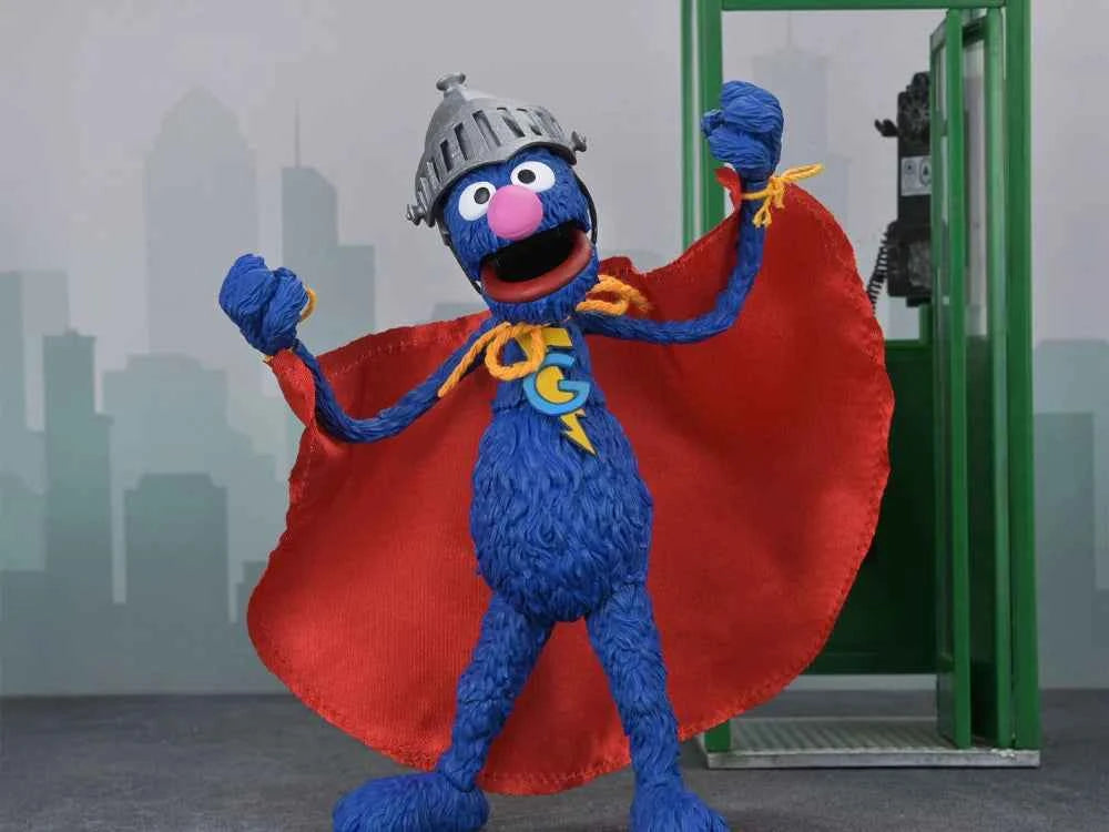 NECA Sesame Street Ultimate Super Grover Action Figure
