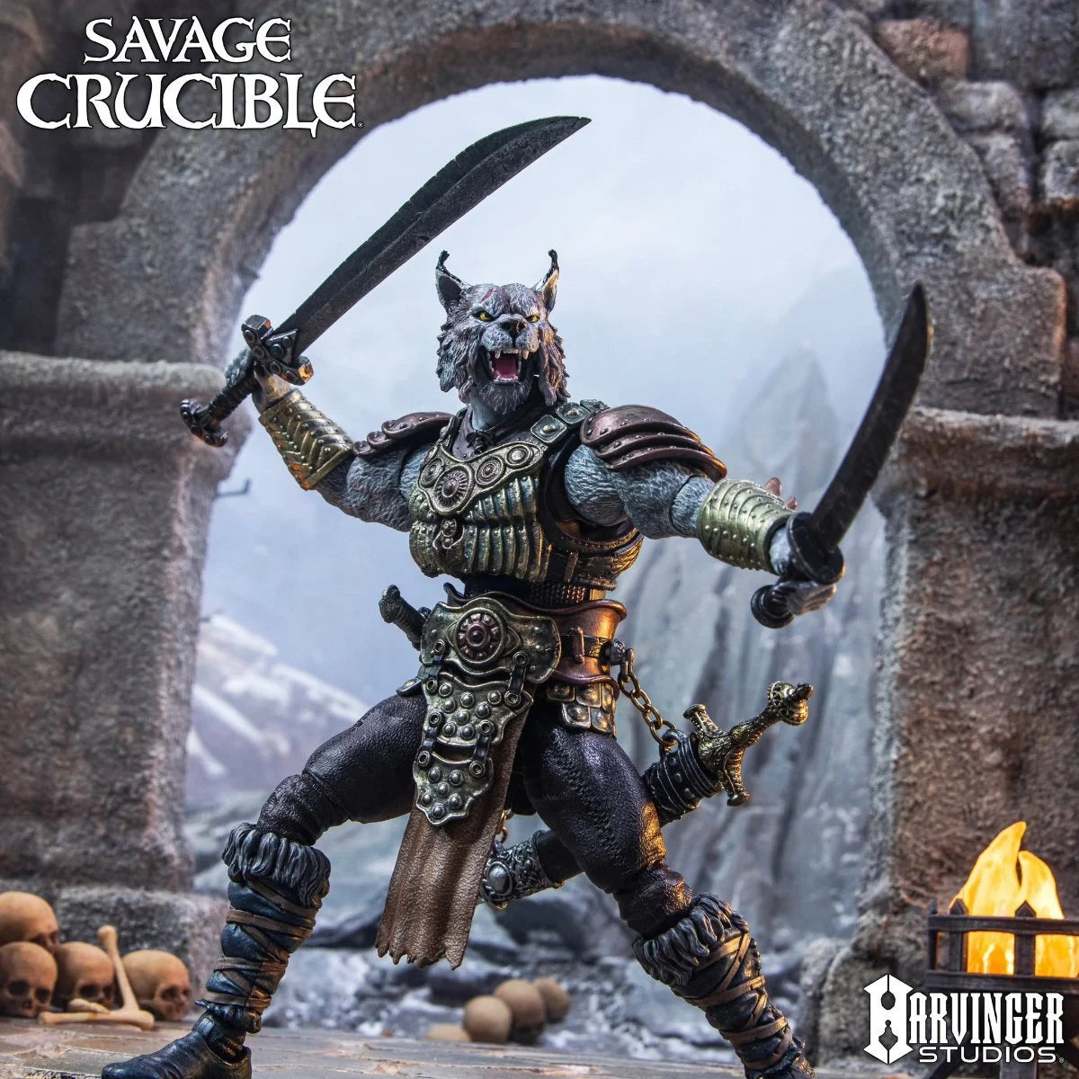 Savage Crucible Brynyar Vael Action Figure
