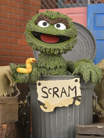 NECA Sesame Street Ultimate Oscar the Grouch Action Figure PREORDER