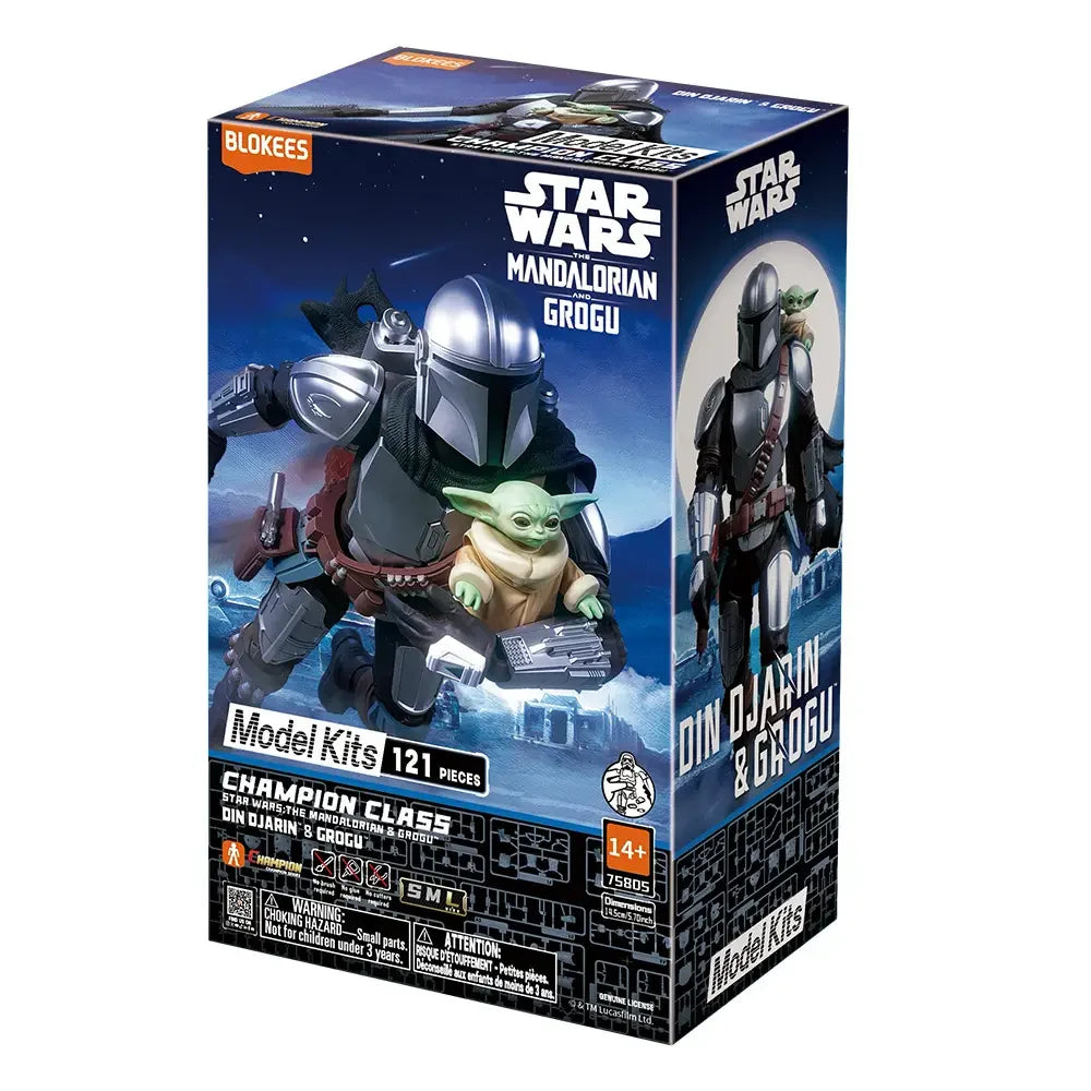 Blokees Star Wars: The Mandalorian & Grogu Champion Class CC05 Din Djarin & Grogu Model Kit