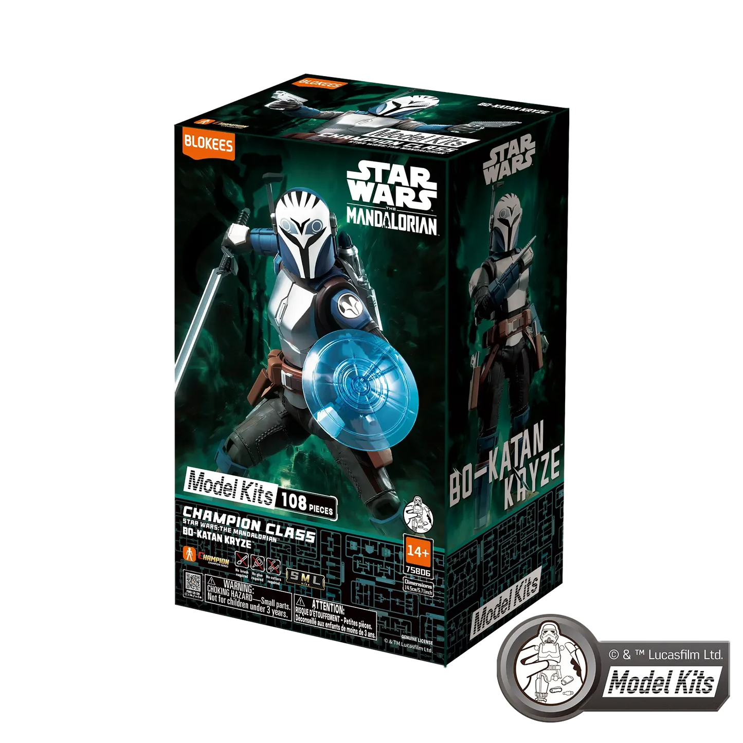 Blokees Star Wars: The Mandalorian Champion Class CC06 Bo-Katan Kryze Model Kit