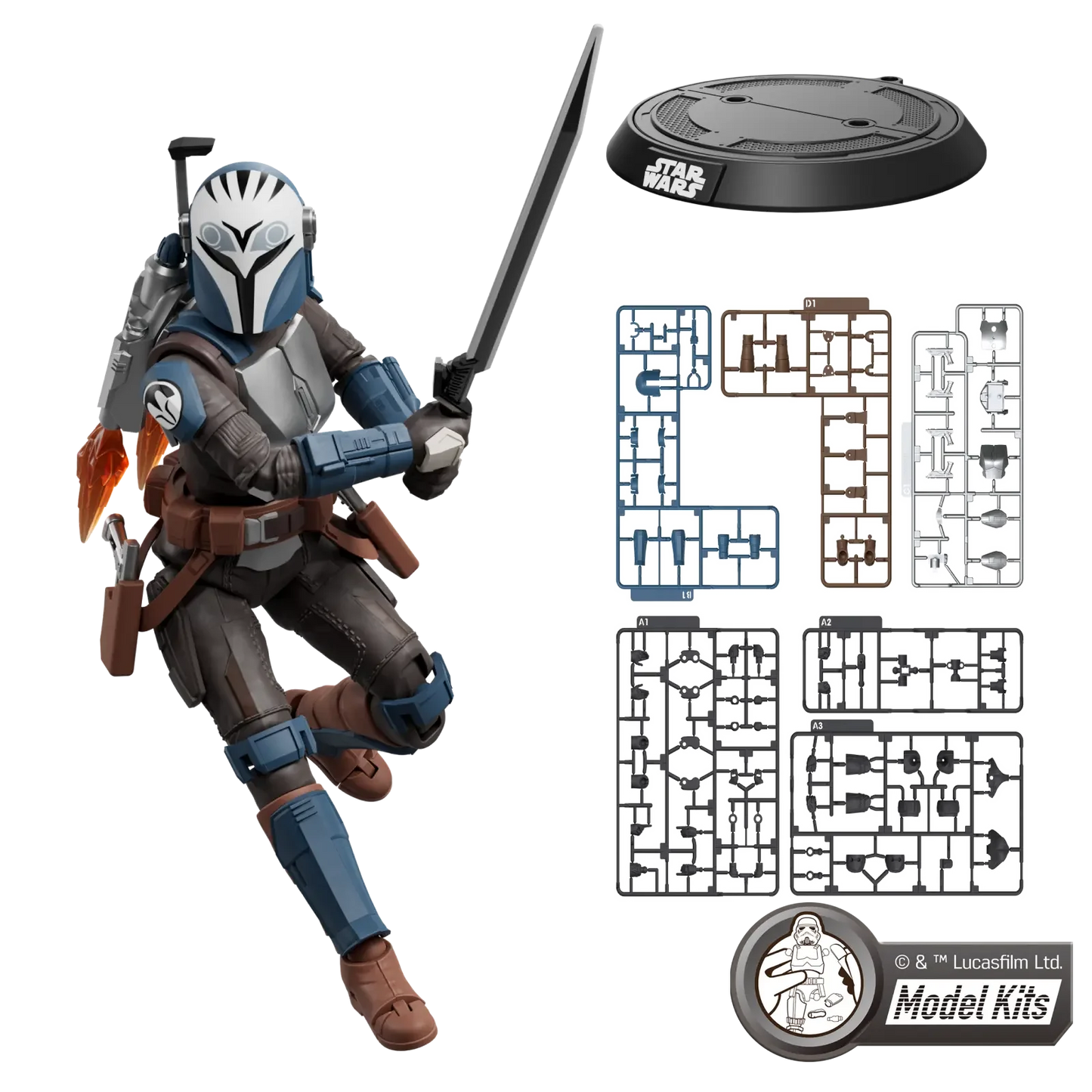 Blokees Star Wars: The Mandalorian Champion Class CC06 Bo-Katan Kryze Model Kit