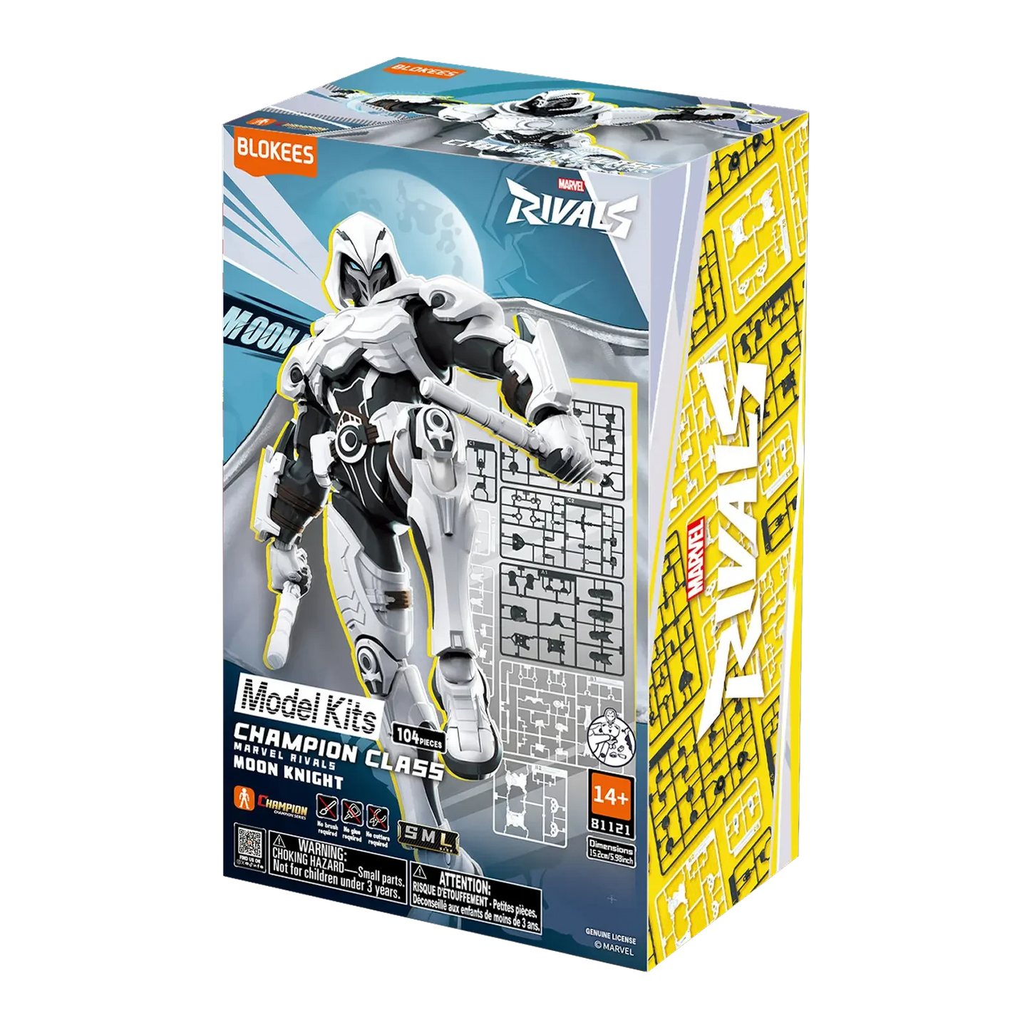 Blokees Marvel Rivals Champion Class CC10 Moon Knight Model Kit