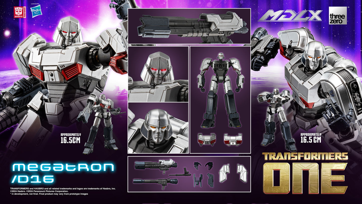 Threezero Transformers One MDLX Megatron/D16 PREORDER