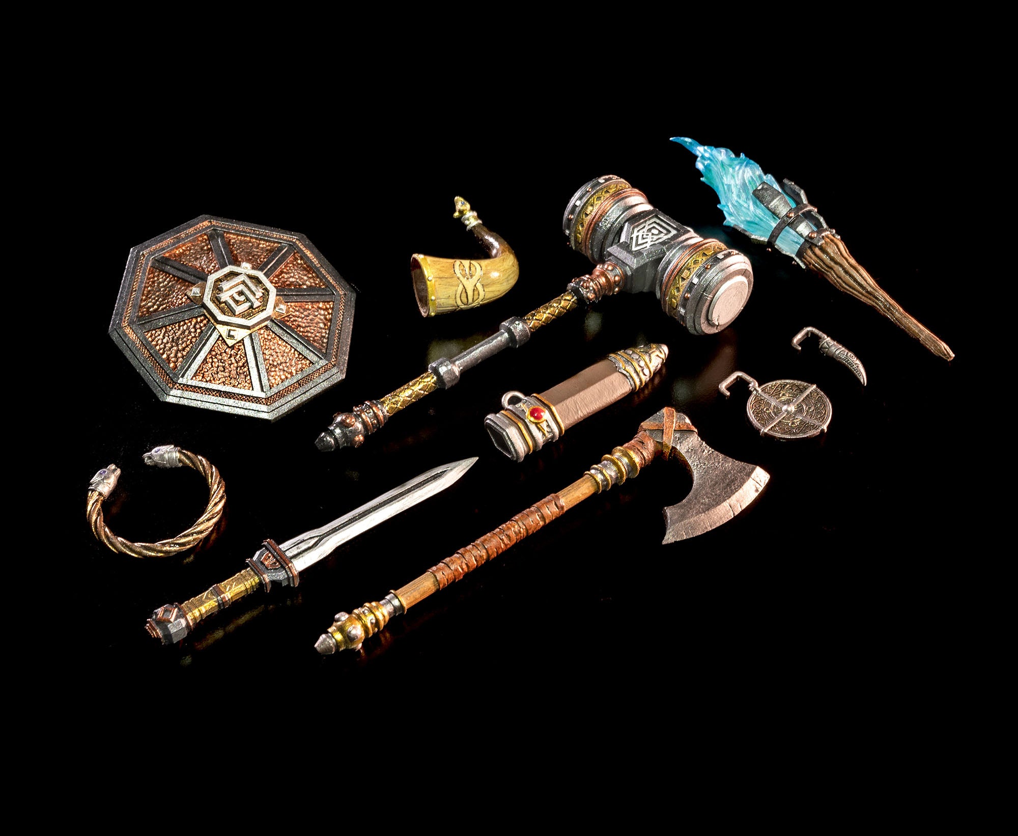 Mythic Legions Rising Sons Dwarf Weapons Pack – Articulated Empire, LLC