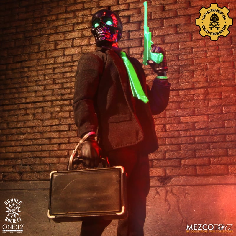 Mezco One:12 Black Skulls Death Brokers