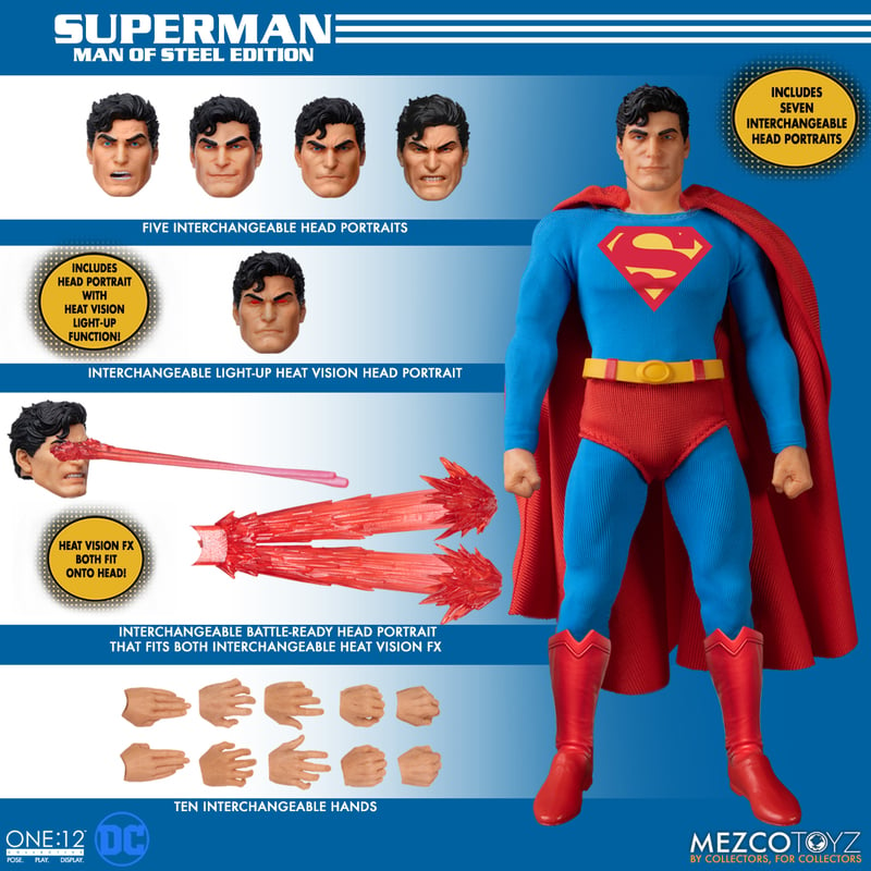 Mezco One:12 Collective - Superman - Man of Steel Edition