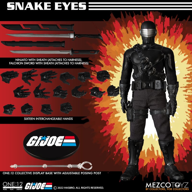 Mezco One:12 Collective G.I. Joe: Snake Eyes - Deluxe Edition