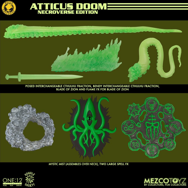 Mezco One:12 Rumble Society - Atticus Doom: Necroverse Edition