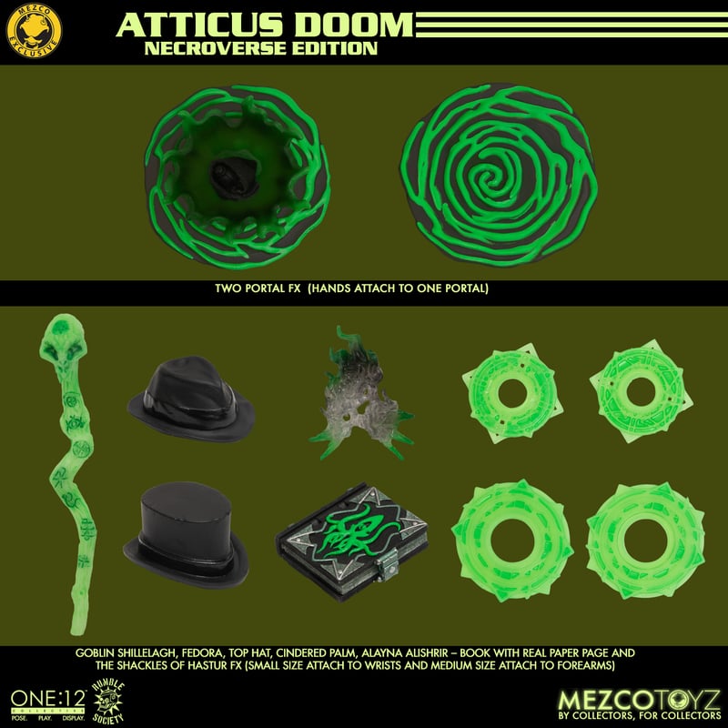 Mezco One:12 Rumble Society - Atticus Doom: Necroverse Edition