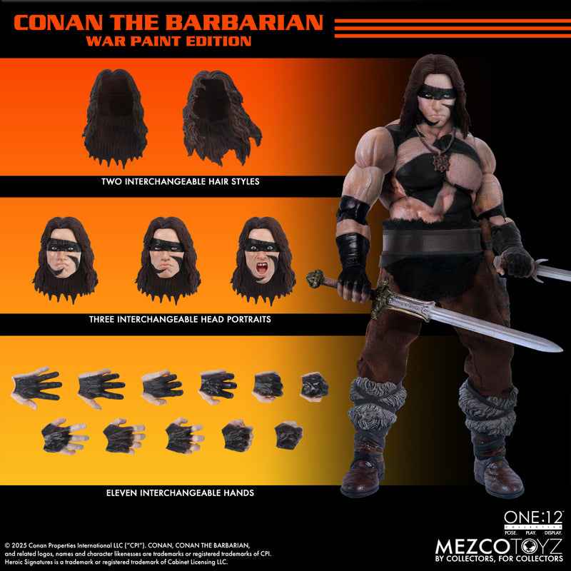 Mezco Conan The Barbarian (1982): War Paint Edition PREORDER