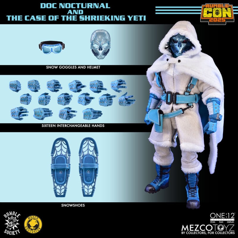 Mezco ONE:12 Collective Doc Nocturnal and the Case of the Shrieking Yeti