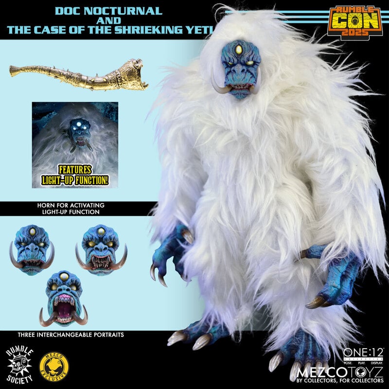 Mezco ONE:12 Collective Doc Nocturnal and the Case of the Shrieking Yeti
