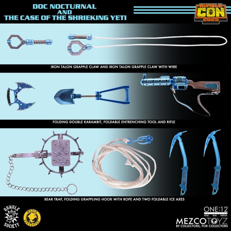 Mezco ONE:12 Collective Doc Nocturnal and the Case of the Shrieking Yeti