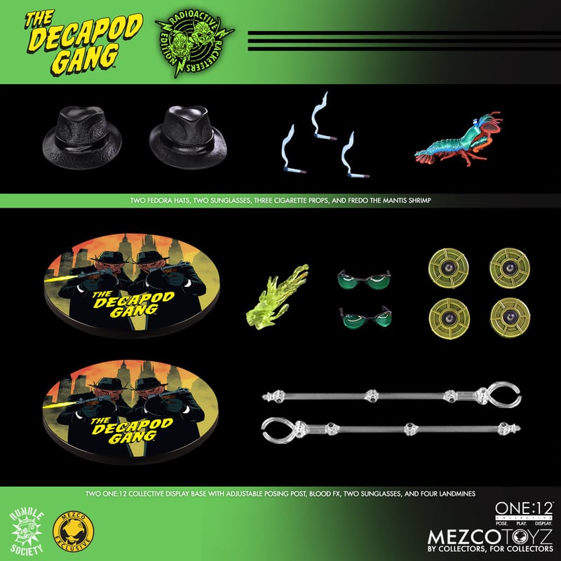 Mezco One:12 The Decapod Gang: Radioactive Racketeers Edition