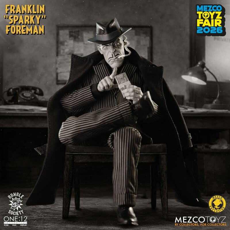 Mezco One:12 Gangsters Inc. - Franklin "Sparky" Foreman: Hardboiled Fiction Edition