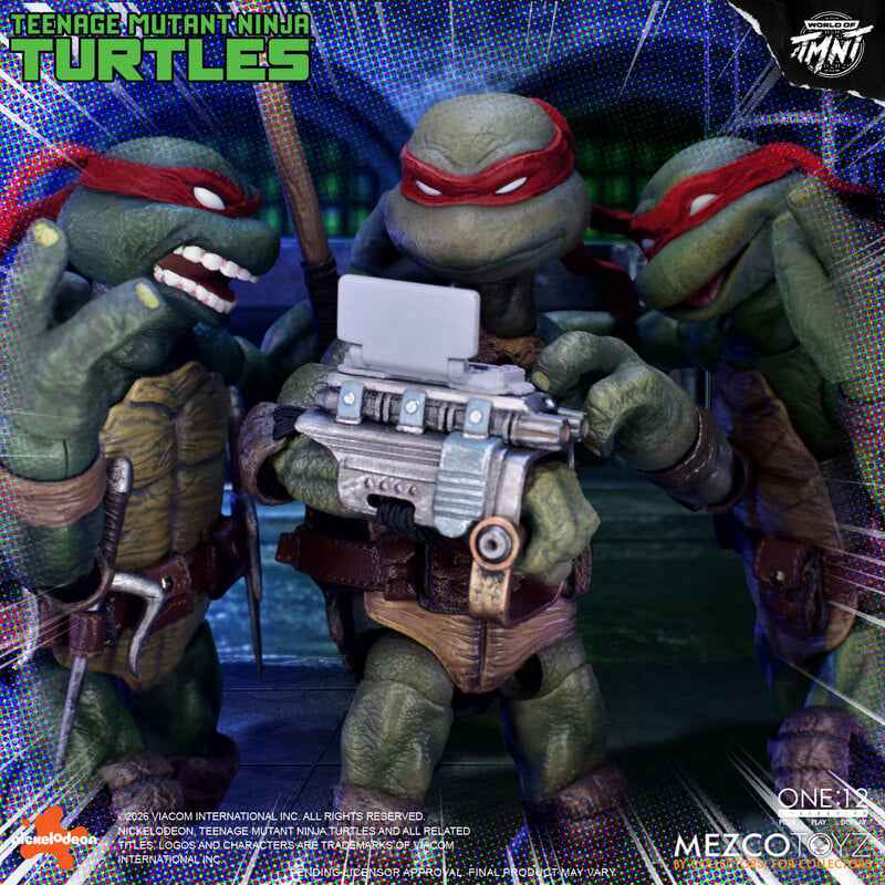 Mezco One:12 Collective Teenage Mutant Ninja Turtles (COMICS) Boxed Set PREORDER