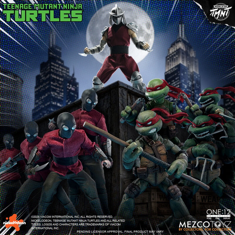 Mezco One:12 Collective Teenage Mutant Ninja Turtles (COMICS) Boxed Set PREORDER