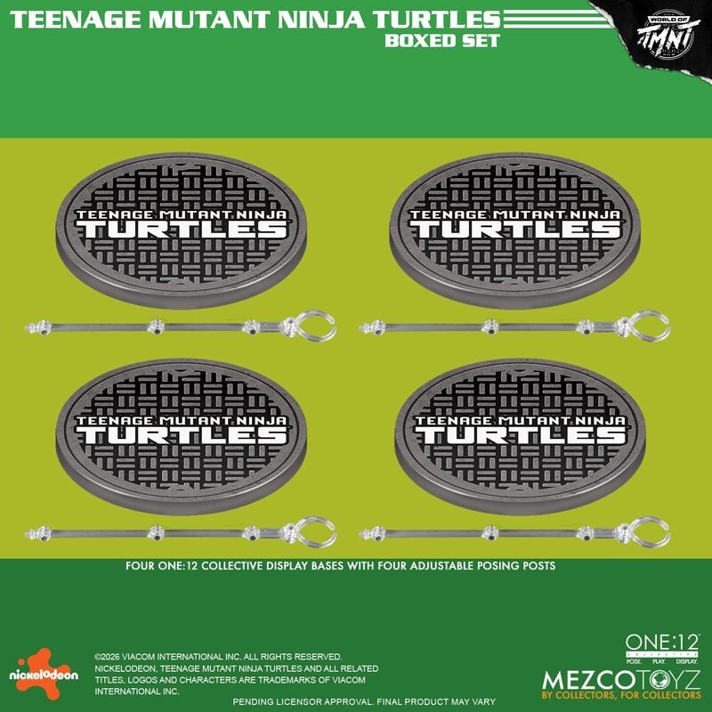 Mezco One:12 Collective Teenage Mutant Ninja Turtles (COMICS) Boxed Set PREORDER