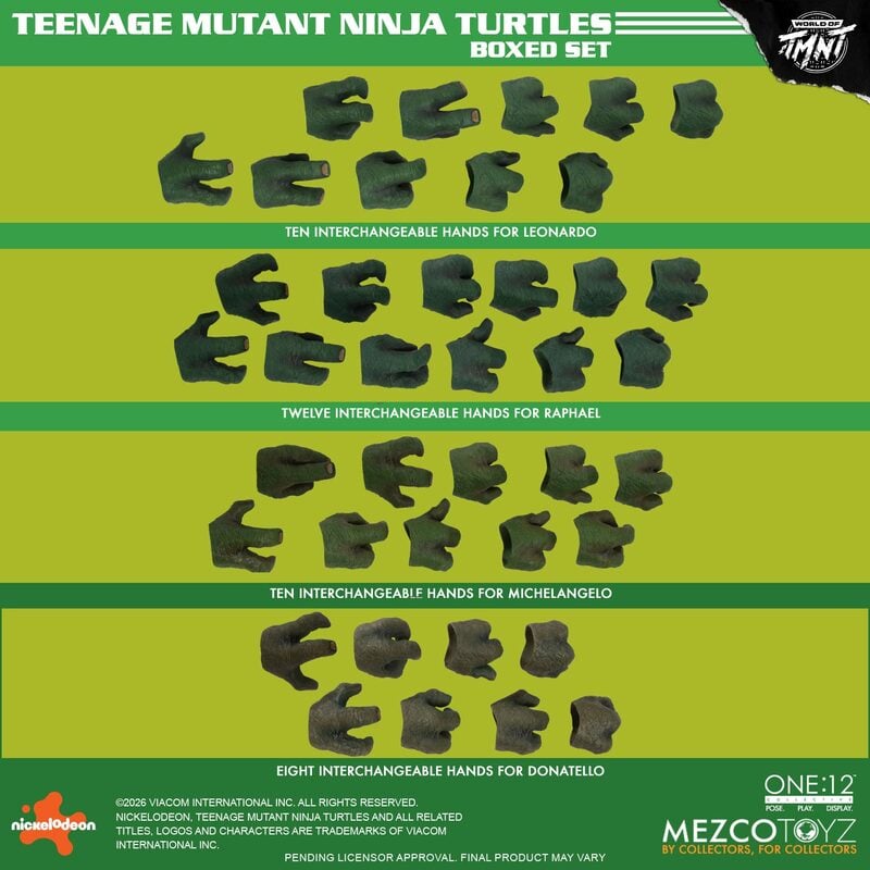 Mezco One:12 Collective Teenage Mutant Ninja Turtles (COMICS) Boxed Set PREORDER