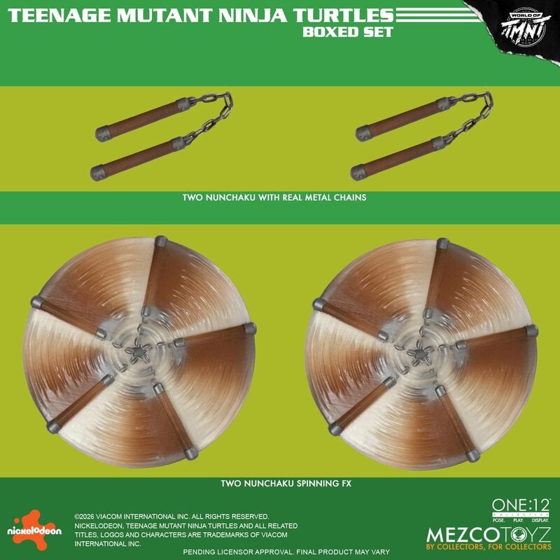 Mezco One:12 Collective Teenage Mutant Ninja Turtles (COMICS) Boxed Set PREORDER