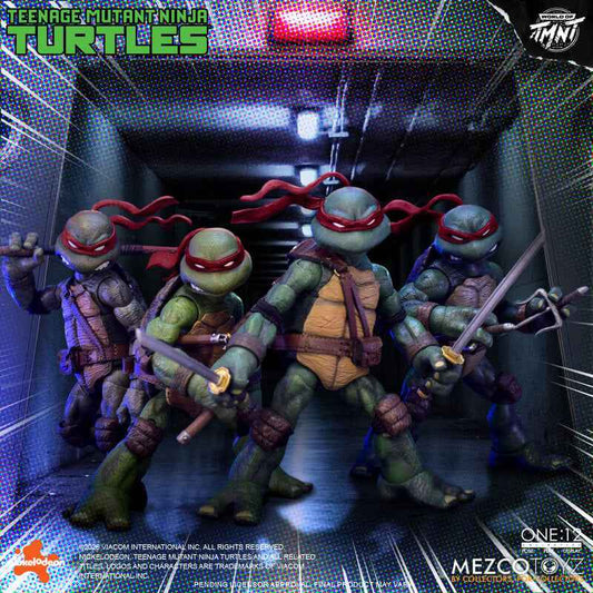Mezco One:12 Collective Teenage Mutant Ninja Turtles (COMICS) Boxed Set PREORDER
