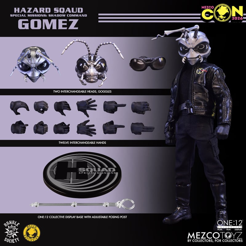 Mezco One:12 Hazard Squad: Special Missions - Shadow Command Gomez