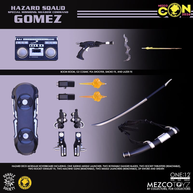 Mezco One:12 Hazard Squad: Special Missions - Shadow Command Gomez