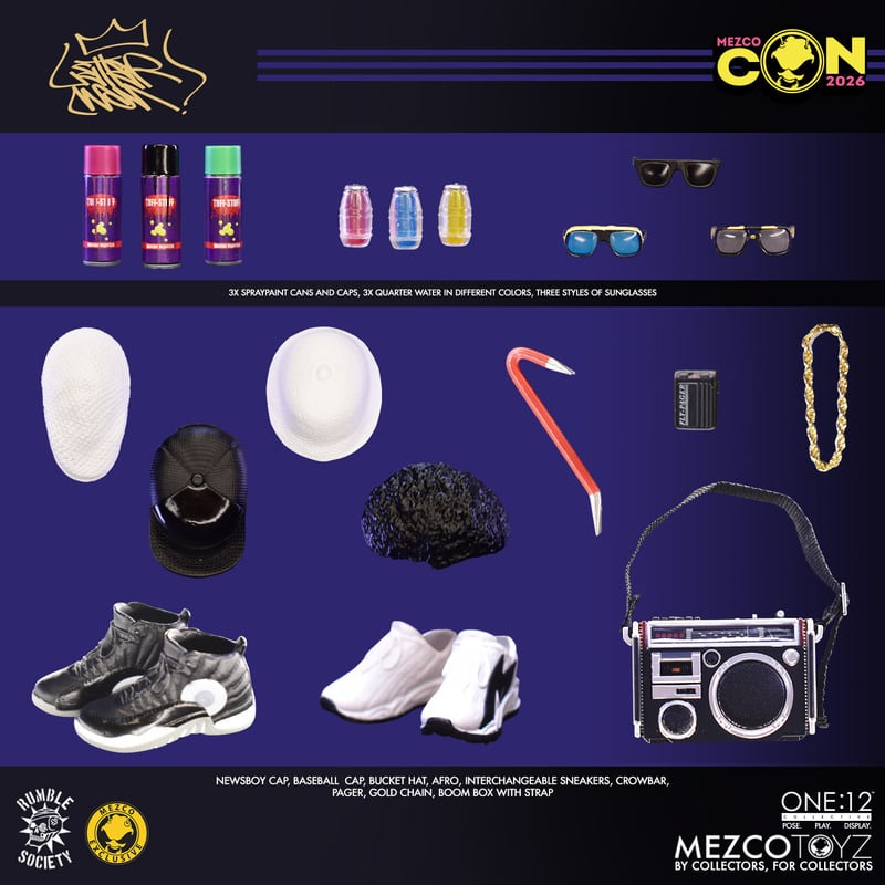 Mezco One:12 Hoodz: Letterman - Throwback Edition
