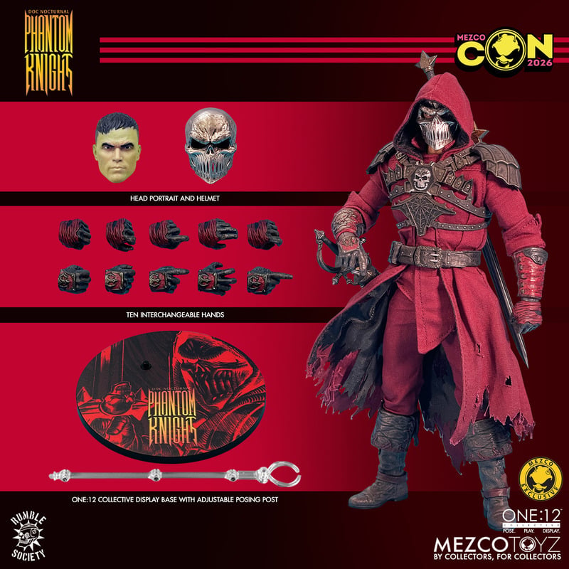 Mezco One:12 Doc Nocturnal: Phantom Knight Edition