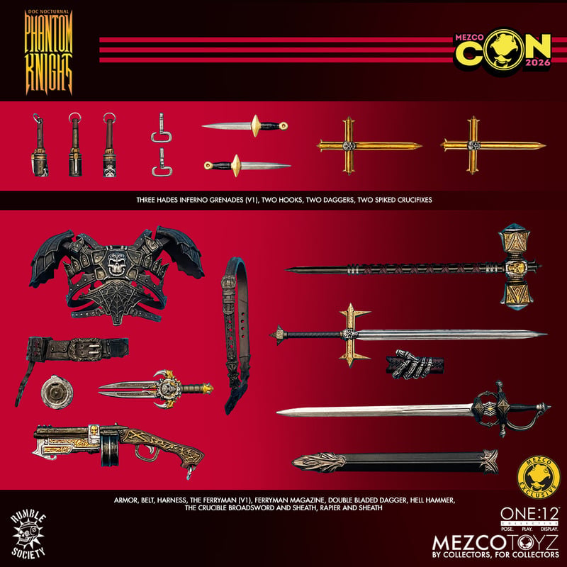 Mezco One:12 Doc Nocturnal: Phantom Knight Edition