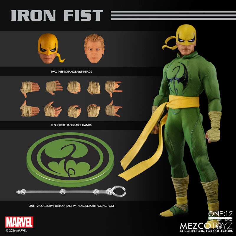 Mezco One:12 Collective IRON FIST PREORDER