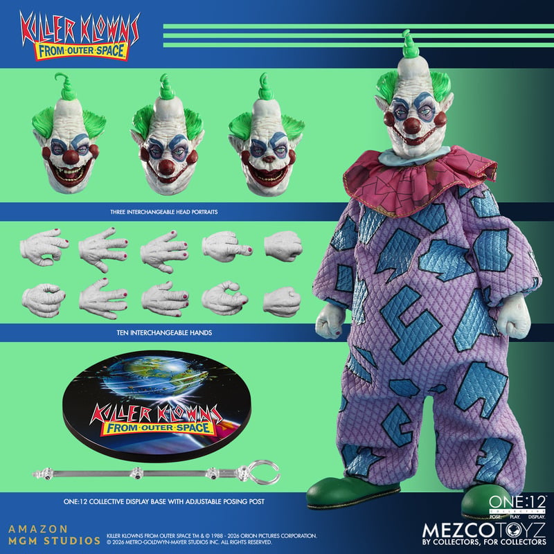 Mezco One:12 Collective Killer Klowns from Outer Space: Jumbo PREORDER