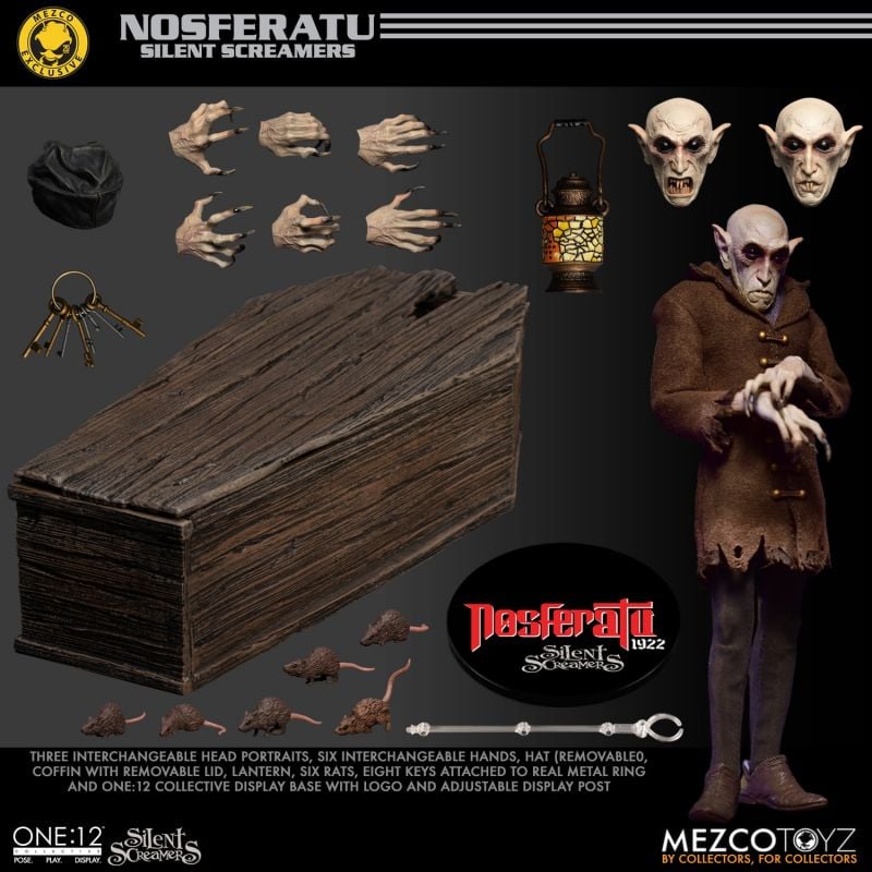 Mezco One:12 Collective Silent Screamers: Nosferatu